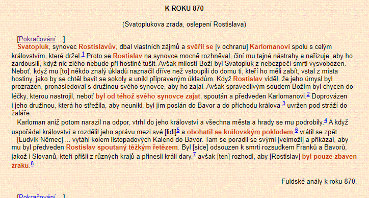 Tehdejší bulvár -k tomu roku